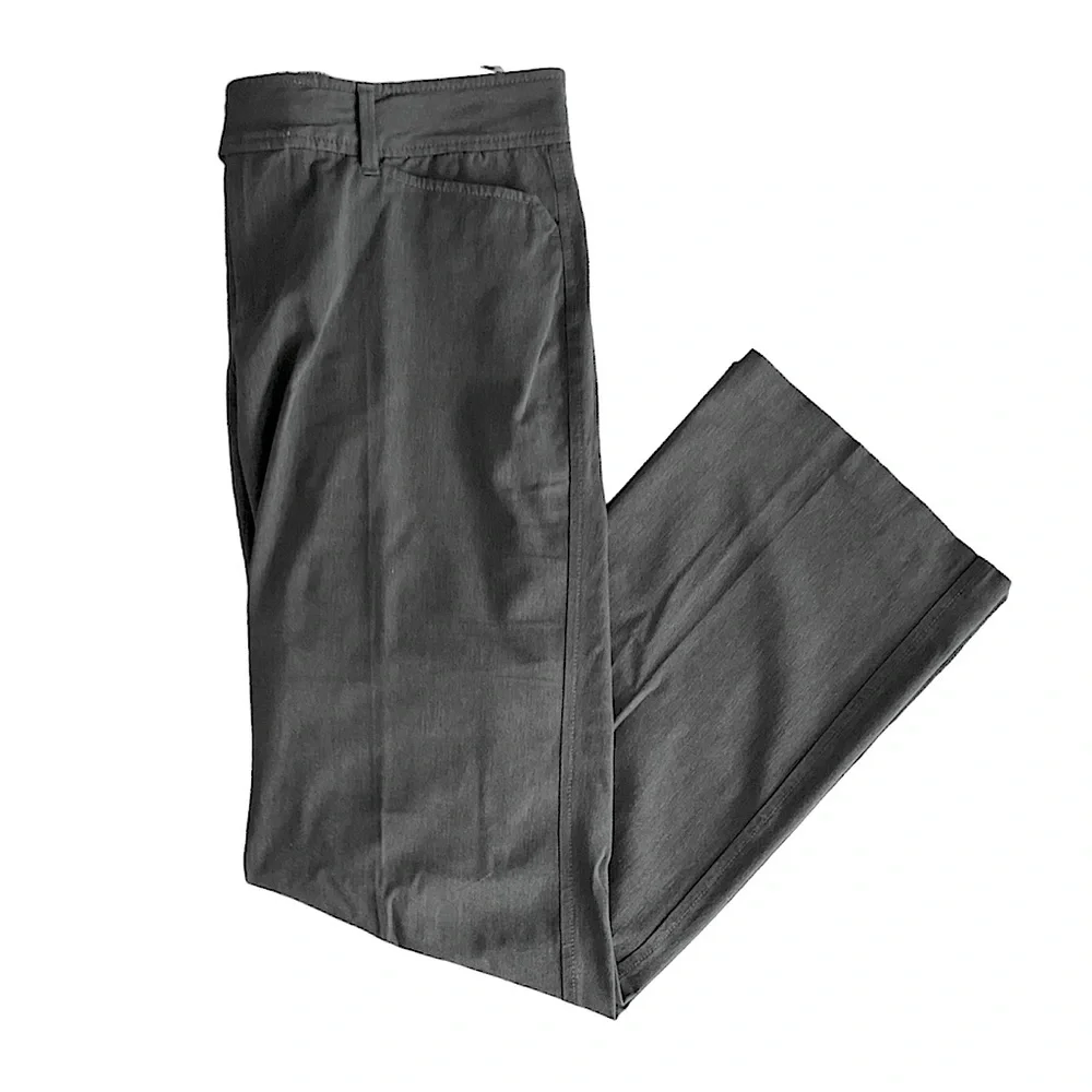 BANANA REPUBLIC near vintage Y2K Martin Fit gray cotton trouser pants size 6